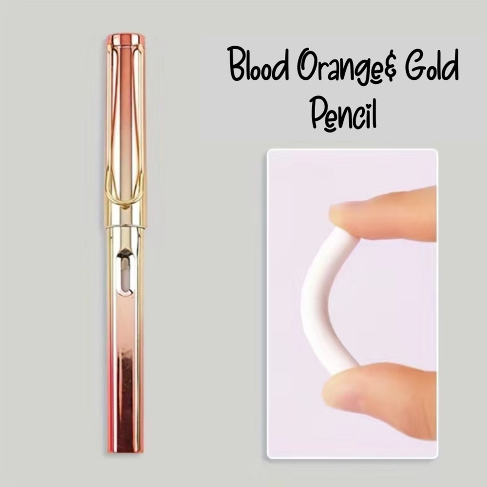 🍒🍒 Infinity Blood Orange & Gold Pencil